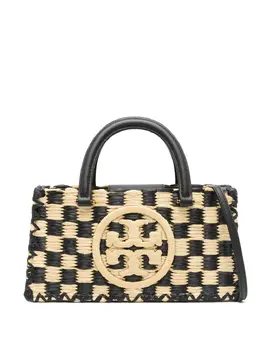 Tory Burch: Светлая сумка-шоппер  Ella