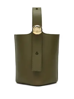 LOEWE: Зелёная сумка  Bucket