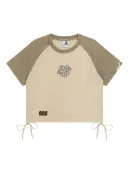 AAPE BY *A BATHING APE®: Белая футболка 