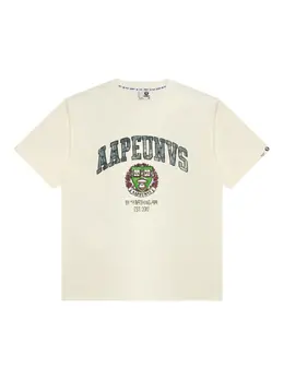 AAPE BY *A BATHING APE®: Хлопковая футболка 