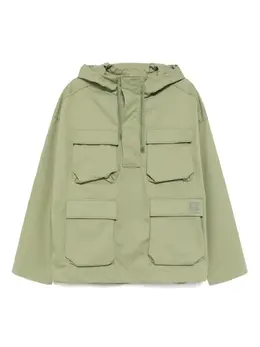 Maison Kitsuné: Толстовка цвета хаки 