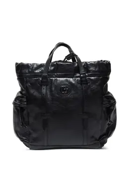 Gucci Pre-Owned: Чёрная сумка-шоппер 