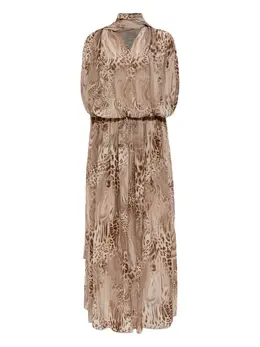 Blumarine: Шифоновое платье 