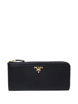 Prada Pre-Owned: Чёрный кошелёк 
