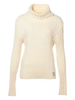 CHANEL Pre-Owned: Белый свитер 