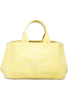 Prada Pre-Owned: Светлая сумка-шоппер 