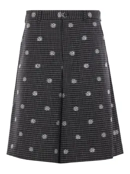 Comme des Garçons Homme Plus: Шорты в клетку 