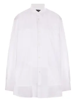 Comme des Garçons Homme Plus: Рубашка в сетку 