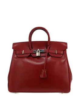 Hermès Pre-Owned: Красная сумка-шоппер 