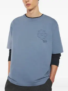 Maison Kitsuné: Голубая футболка 