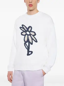 Maison Kitsuné: Белый свитер 