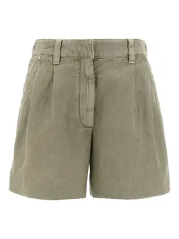 Brunello Cucinelli: Зелёные шорты 