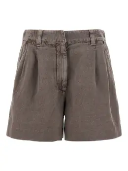 Brunello Cucinelli: Коричневые шорты 