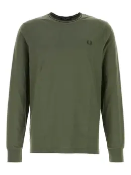 Fred Perry: Зелёная футболка 