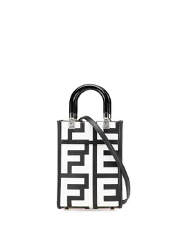 Fendi Pre-Owned: Чёрная сумка-шоппер 