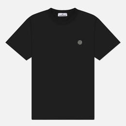 Stone Island: Чёрная футболка  Compass