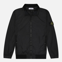 Stone Island: Чёрная куртка  Crinkle Reps