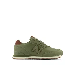 New Balance: Зелёные кроссовки  515