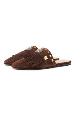 Valentino: Коричневые сабо 