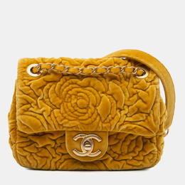 Chanel: Жёлтая сумка 