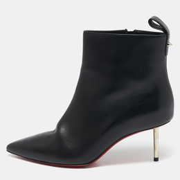 Christian Louboutin: Чёрные ботинки 