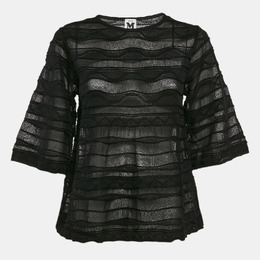 M Missoni: Чёрный топ 