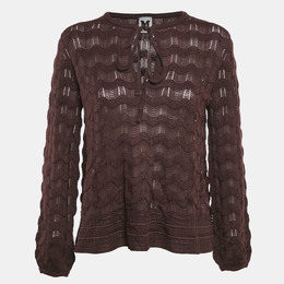 M Missoni: Тёмный топ 