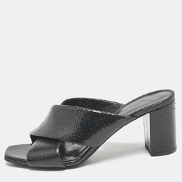 Saint Laurent Paris: Чёрные сандалии  Loulou