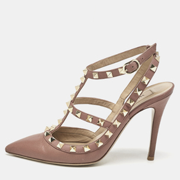 Valentino: Розовые туфли  Rockstud