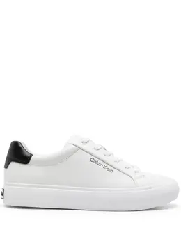Calvin Klein: Белые кроссовки 
