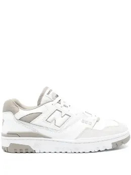 New Balance: Белые кроссовки  550