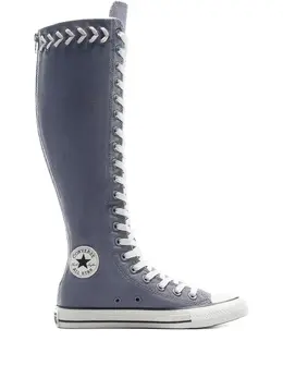 Converse: Голубые кроссовки  Chuck Taylor All Star Hi
