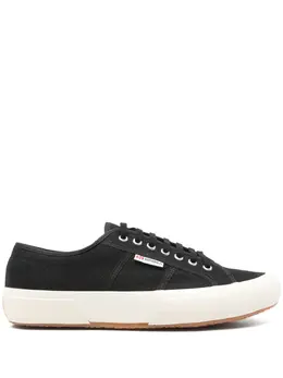 Superga: Чёрные кроссовки 