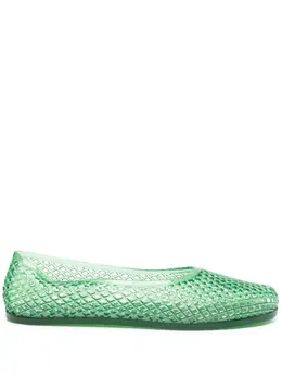 Ancient Greek Sandals: Зелёные балетки 