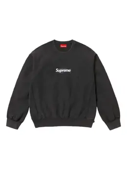 Supreme: Чёрный свитшот  Box Logo