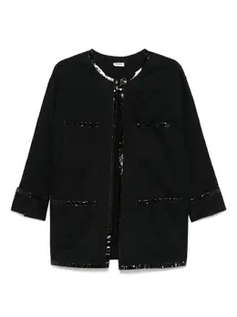 CHANEL Pre-Owned: Чёрная куртка 