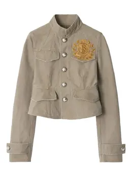 Burberry: Хлопковая куртка 