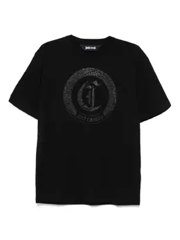 Just Cavalli: Чёрная футболка 