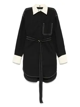 Sportmax: Чёрная рубашка 