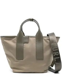 Furla: Сумка-шоппер  Piuma цвета хаки