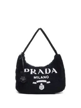 Prada Pre-Owned: Голубая сумка 