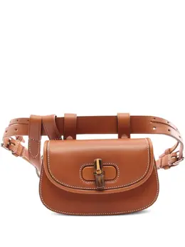 Gucci Pre-Owned: Коричневая поясная сумка 