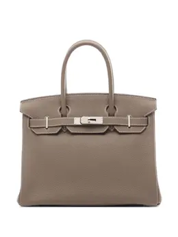 Hermès Pre-Owned: Серебристая сумка 
