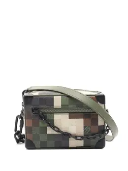 Louis Vuitton Pre-Owned: Зелёная сумка 