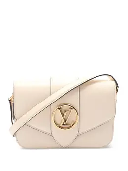 Louis Vuitton Pre-Owned: Белая сумка 