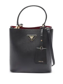 Prada Pre-Owned: Чёрная сумка-шоппер 