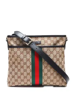 Gucci Pre-Owned: Коричневая сумка через плечо 
