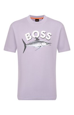 BOSS Orange: Хлопковая футболка 