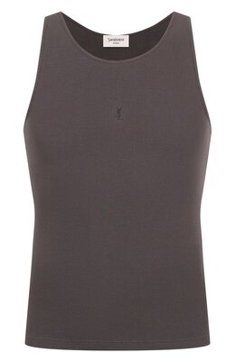 Saint Laurent: Хлопковая майка 