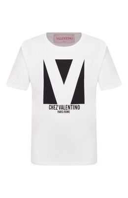 Valentino: Хлопковая футболка 